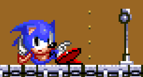 Pixilart - Sonic Waiting (Sprite Animation) by Anonymous
